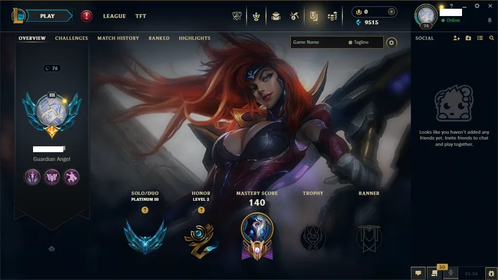 🌎MENA🏆New Season S15🏆Platinum 3 ✅HandMade✅70 Champions⭐️Skins +19⭐ LVL 76 🚀instant delivery